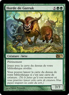 Carte Magic : Horde de Garruck 